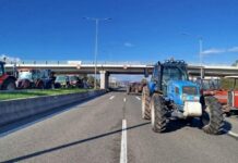 Λαμία: Αγρότες έκλεισαν για μία ώρα όλες τις διαβάσεις στον Μπράλο