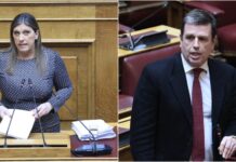 Φραστικό επεισόδιο Κωνσταντοπούλου – Καιρίδη στη Βουλή – Παρέμβαση Νίκου Δένδια