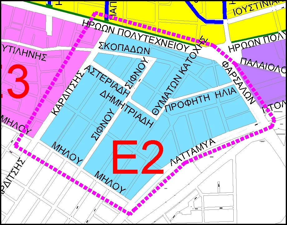 Νέες ζώνες στάθμευσης στη Λάρισα