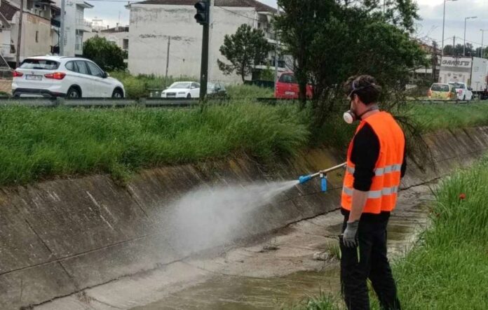 Καταπολέμηση κουνουπιών στη Λάρισα