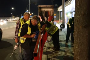 Έργα ασφάλειας στην οδό Βόλου στην Λάρισα