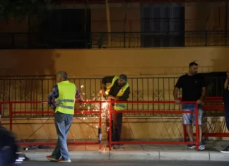 Έργα ασφάλειας στην οδό Βόλου στην Λάρισα Έργα ασφάλειας στην οδό Βόλου στην Λάρισα