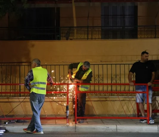 Έργα ασφάλειας στην οδό Βόλου στην Λάρισα Έργα ασφάλειας στην οδό Βόλου στην Λάρισα