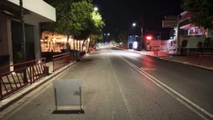 Έργα ασφάλειας στην οδό Βόλου στην Λάρισα
